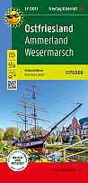 Wegenkaart - Fietskaart EF0017 Ostfriesland Ammerland Wesermarsch | Freytag & Berndt