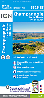 Topografische Wandelkaart van Frankrijk 3326ET - Champagnole / Lac de Chalain / Pic de l'Aigle