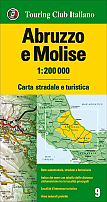 Wegenkaart - Fietskaart 9 Abruzzo / Molise - Touring Club Italiano (TCI)