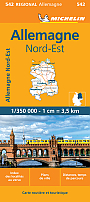 Wegenkaart - Landkaart 542 Duitsland Noord-Oost - Michelin Regional