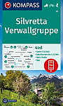Wandelkaart 41 Silvretta, Verwallgruppe Kompass