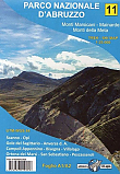 Wandelkaart Abruzzen 11 Monti Marsicani - Mainarde - Valle del Giovenco  Monti della Meta Carta Escursionistica | Edizioni il Lu