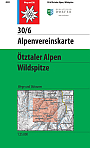 Wandelkaart 30/6 Ötztaler Alpen - Wildspitze | Alpenvereinskarte