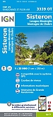 Topografische Wandelkaart van Frankrijk 3339OT - Sisteron / Laragne-Monteglin / Montagne de Chabre