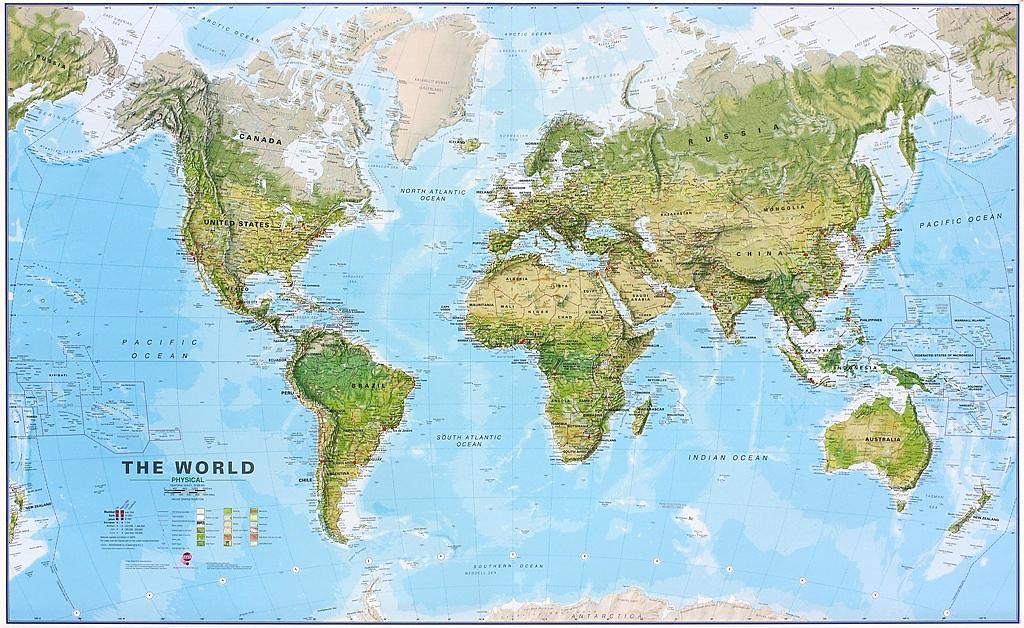 Opmerkelijk kruising streng Wereldkaart Envorinmental Geplastificeerd 199 x 121 cm Maps International  Engelstalig - 9781904892564 - Wereldkaarten gelamineerd - Wereld - Maps  international | Landschap Reisboekwinkel